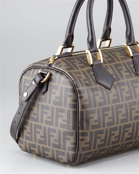 fendi canvas boston bag|Fendi side bag men's.